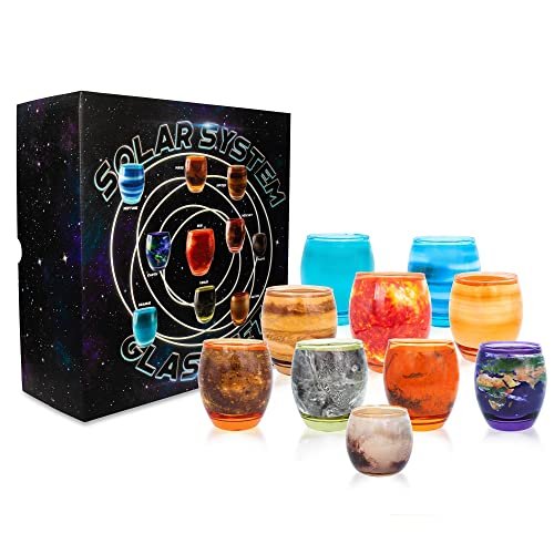 Solar System Planetary Glassware Set